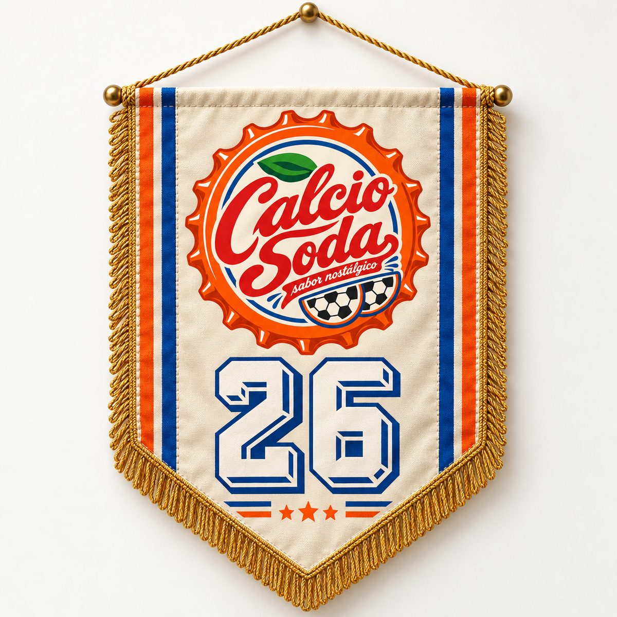 Banderín Calcio Soda 26